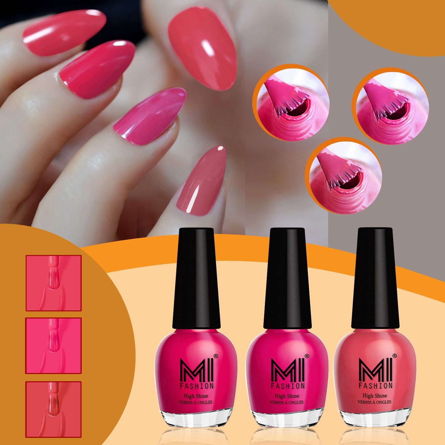 Glitter Up Your Nails with MI Fashion - 2PC Set