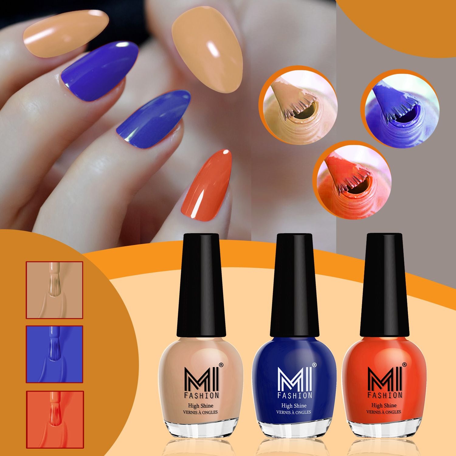 MI Fashion Shine Nail Polish Combo