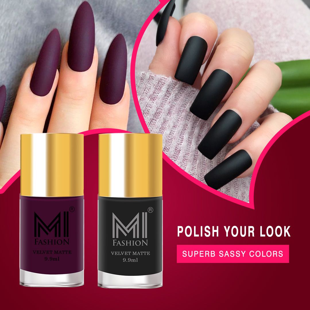 Buy online Nail Polish Set::nail Polish Combo::nail Polish::nail Paint::matte  Nail Polish from nail for Women by Makeup Mania for ₹500 at 63% off | 2024  Limeroad.com