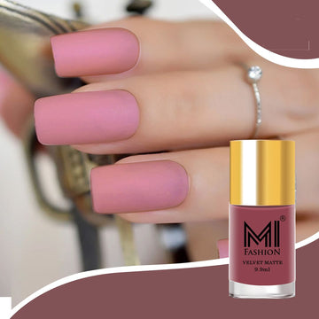 MI Fashion Unleash Your Diva Our Matte Nail Polish Comes in a Wide Range of Bold Shades (Nude)