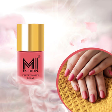 MI Fashion Unleash Your Diva Our Matte Nail Polish Comes in a Wide Range of Bold Shades (Magenta)