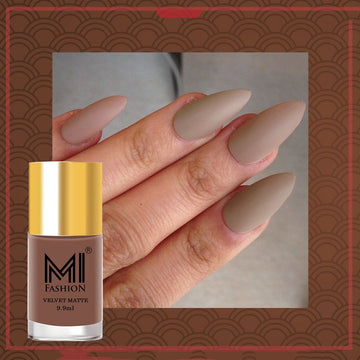 MI Fashion The Matte Effect Turn Heads with Our Long-Lasting Matte Nail Polish (Rose)