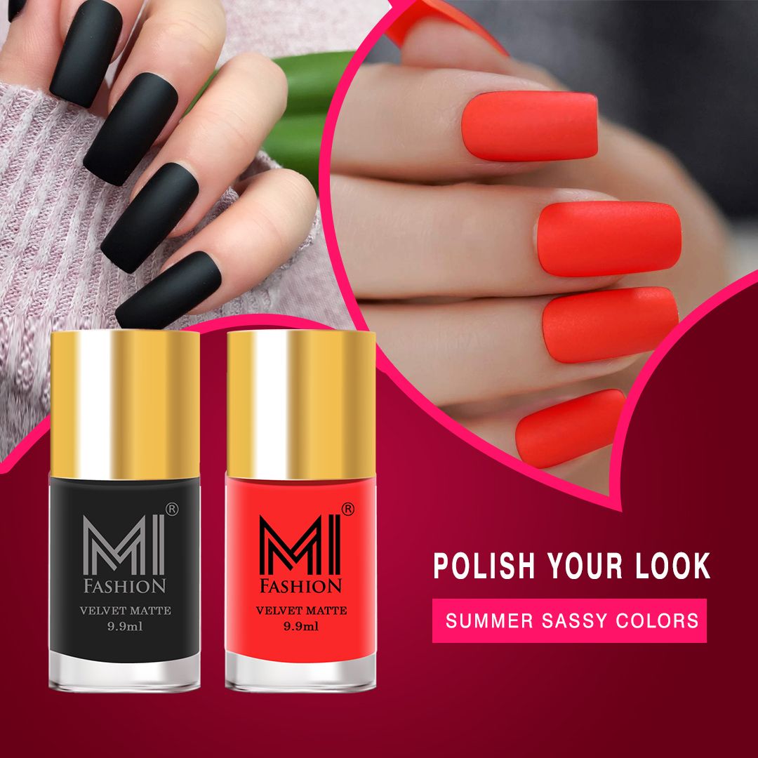 Make Your Nails Pop with MI Fashion Matte Nail Polish Colors