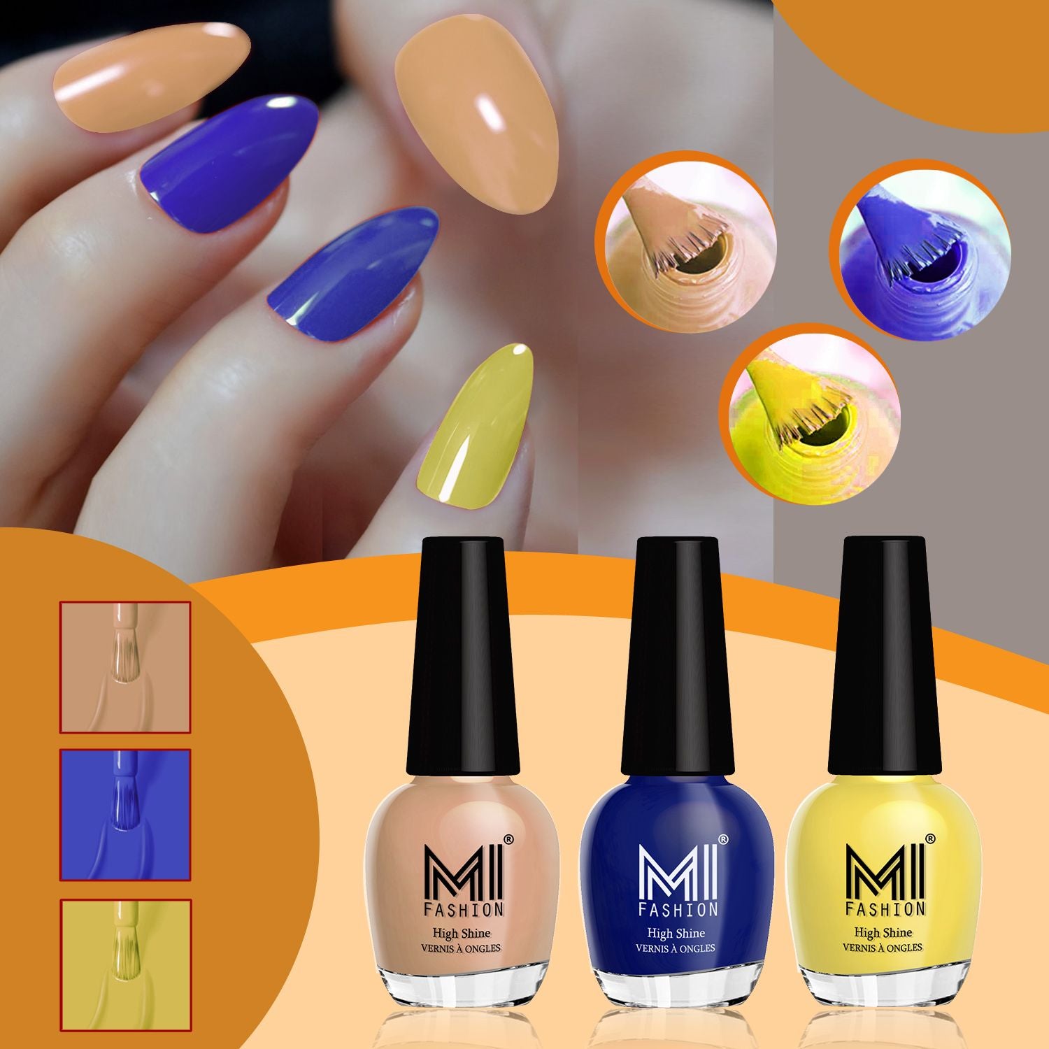 MI Fashion Shine Nail Polish Combo